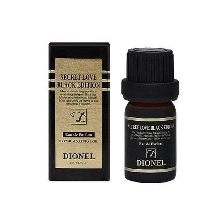 Dionel Secret Love Black Edition, parfymer för kvinnor, inre parfymolja, Romantic Floral Scent in Reminiscence, 15ml/0.51fl.oz